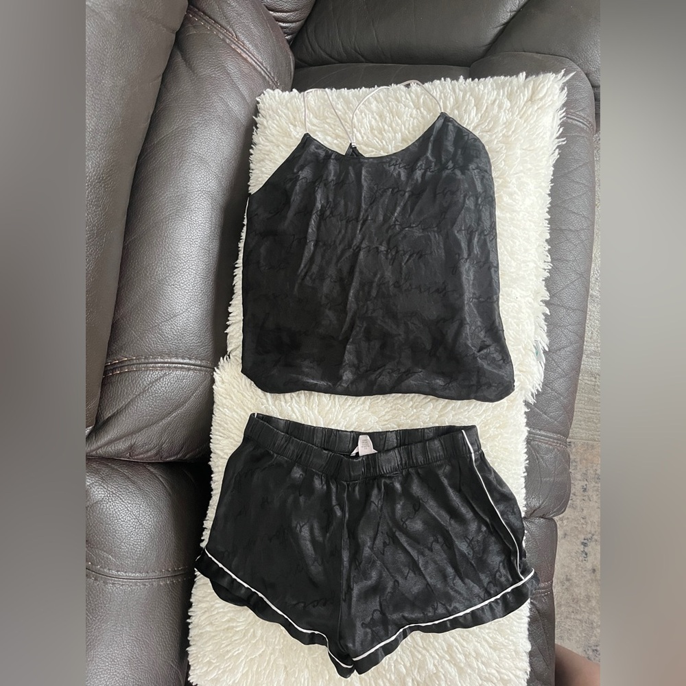 Victoria’s Secret silk pajama set with slip